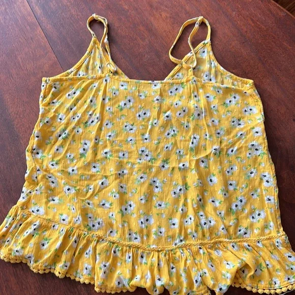 Superdry London Yellow Top Sz 4 - Picture 2 of 7